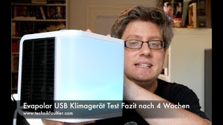 Evapolar USB Klimagerät Test Fazit nach 4 Wochen [upl. by Idette35]