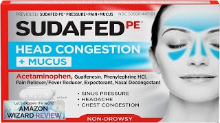 Sudafed PE Head Congestion  Mucus Tablets for Sinus Pressure Pain Review [upl. by Ieluuk]