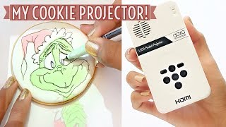 How To Decorate Cookies Using A Projector [upl. by Trab]