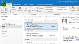 How to create pst file in Outlook [upl. by Legnaleugim]