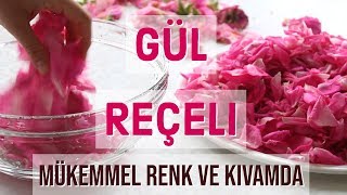 Gül Reçeli 🌹 Püf Noktalarıyla Mükemmel Renk Ve Kıvam [upl. by Acissey]