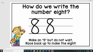 How To Write The Number 8 [upl. by Ahsitruc]