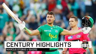 Super Stoinis smashes highest score in BBL history [upl. by Fidelas]