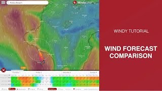 Wind Forecast Comparison  WINDY TUTORIAL [upl. by Artina]