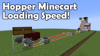 FAST minecart loading stations Minecraft Tutorial [upl. by Rolecnahc864]