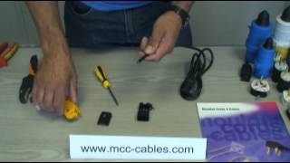 Moulded Cords amp Cables Ltd How to Wire a STK152 C14 IEC Male Plug [upl. by Valentin748]