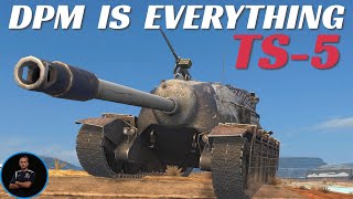 TS5 TANK REVIEW  WoT Blitz [upl. by Ahtiuqal793]