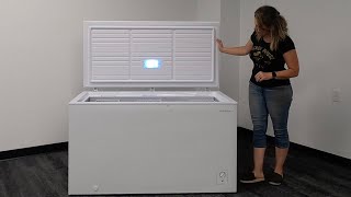 Insignia 14 CuFt Chest Freezer Review [upl. by Suilenrac]