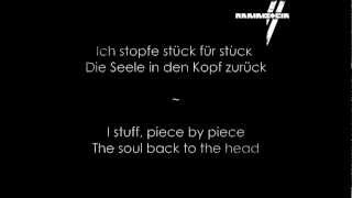 Rammstein  Gib Mir Deine Augen Lyrics GermanEnglish [upl. by Cristie]