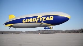 Goodyear Blimp takes first flight [upl. by Mallory]