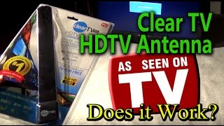 Clear TV  HDTV Digital Indoor Antenna Review [upl. by Anileh]