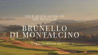 Your Quick Guide to Brunello di Montalcino Wines [upl. by Wootten784]