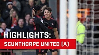 Highlights Scunthorpe United v Sunderland [upl. by Annatsirhc]