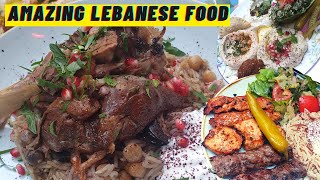 Amazing LEBANESE FOOD Lamb TAGINE Comptoir Libanais [upl. by Treblig665]