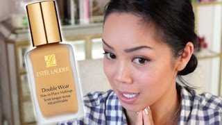 Estee Lauder Double Wear Foundation  first impression review  itsjudytime [upl. by Lodge]