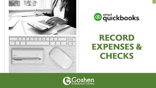 How to Record Expenses and Checks in QuickBooks Online for Nonprofit [upl. by Arymas]