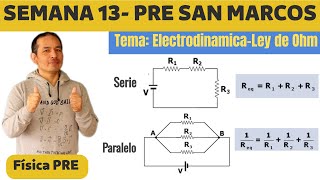 Electrodinámicaparte 1Semana 13Pre San Marcos [upl. by Napoleon110]