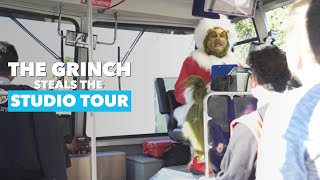 The Grinch Steals The Studio Tour  Universal Studios Hollywood [upl. by Notneuq]