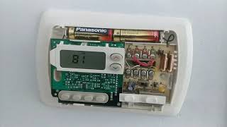 WhiteRodgers thermostat Model 1F80261 [upl. by Ecirahc]