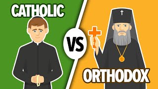 Orthodox vs Catholic  What is the Difference  Animation 13 [upl. by Lyndon255]