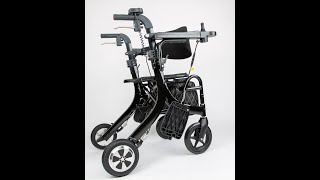 How to Lock A Rollator Walker [upl. by Llertnor]