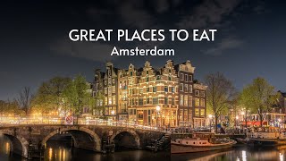 Great restaurants Amsterdam I Recommended series Netherlands [upl. by Rahcir]