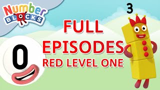 Level 1 Red  Full Episodes 19 amp 20  Numberblocks [upl. by Erick]