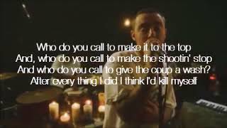 Mac Miller  Objects In The Mirror Lyrics On Screen  RIP Mac Miller [upl. by Mell]