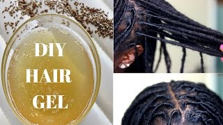 DIY  Make PERFECT Flaxseed amp Aloe Vera Gel For Twisting Locs [upl. by Gabriell]