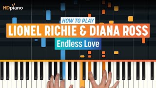 How to Play quotEndless Lovequot by Lionel Richie amp Diana Ross  HDpiano Part 1 Piano Tutorial [upl. by Ahsemad]