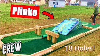 Epic backyard Mini Golf Course with 18 Holes [upl. by Carma]