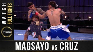 Magsayo vs Cruz FULL FIGHT April 10 2021  PBC on Showtime [upl. by Reggie]