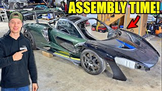 Rebuilding The Rarest Wrecked Mclaren Senna PART 5 [upl. by Lipinski372]