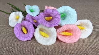 How To Crochet A Calla Lily [upl. by Elay919]