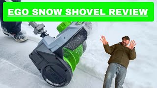 EGO SNOW SHOVEL REVIEW [upl. by Llatsyrk486]