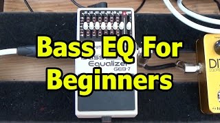 Bass Guitar EQ for Beginners Graphic and Parametric [upl. by Oicirbaf]