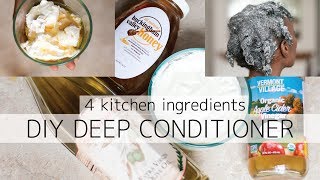 Homemade Deep Conditioner  4c Natural Hair [upl. by Irret947]