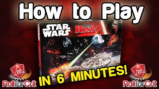 How to Play Star Wars Risk  Roll For Crit [upl. by Lenahtan56]