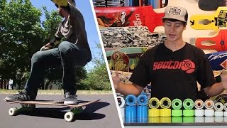 How to Choose Longboard Wheels  Tactics [upl. by Ycrad]