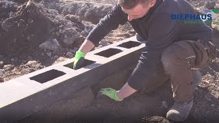 Anleitung Die Lineo Mauer von DIEPHAUS aufbauen [upl. by Anyrb]