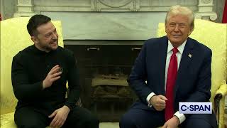 Full Meeting between President Trump VP Vance and Ukrainian President Zelensky in Oval Office [upl. by Olemrac]