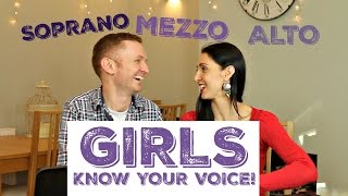 Female Voice Classification  Are you a SOPRANO MEZZO or ALTO singer [upl. by Cioban72]