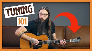 How to Tune a Guitar For Beginners [upl. by Cynth943]