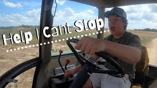 CRASH First time tractor driver goes bad [upl. by Llerraf69]