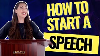 How to Start a Speech The Best and Worst Speech Openers [upl. by Funch390]