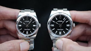 Rolex Oyster Perpetual 36 vs 41  OP36 vs OP41 Beyond the obvious  Hafiz J Mehmood [upl. by Ahsenat]