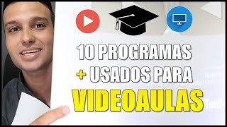 10 programas mais FÃ¡ceis para Gravar Video Aulas [upl. by Bigford]