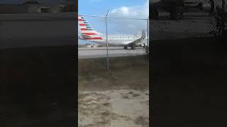 Embrear E175LR American Eagle in Anguilla Airport AXA [upl. by Alrzc]