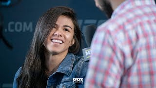 UFC 225s Claudia Gadelha Happy Joanna Jedrzejczyk Isnt Champion Anymore Shes Not A Good Person [upl. by Balduin]