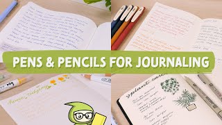 The Best Pens and Pencils for Journaling [upl. by Othella]